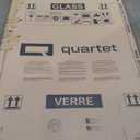 Quartet Whiteboard, Glass Dry Erase Board, Magnetic, 6' x 4', Infinity Frameless Mounting, White Surface, Accessory Tray, 1 Dry Erase Marker and 2 Glass Board Magnets (G7248W)