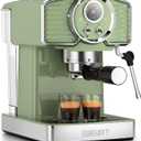 SUMSATY Espresso Machine 20 Bar Espresso Maker with Milk Frother Steam Wand, Professional Expresso Machine for Home Cappuccino & Latte Maker, Retro Coffee Maker with 61oz Water Tank, Matcha Green