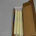 Homemory 6 Pcs Flameless Taper Candles with Remote, Timer, Dimmer, Ivory Battery Operated CandleSticks with Flickering Light, Plastic Led Window Candles, 9.6 Inches for Halloween Christmas Decoration