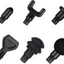 EDNEY 6 Pack Replaceable Massage Gun Heads, Muscle Massager Gun Accessories in Assorted Functions, Massage Head Outer Dia.18.6 mm (0.73 in), NOT Universal for All Massage Gun