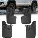Mud Flaps for Toyota Tacoma with Fender Flares，Complete Front & Rear Splash Guards Set (2016-2023)