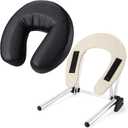 Udefineit Adjustable Massage Table Face Cradle & Pillow, SPA Massage Table/Bed/Chair Headrest Platform with Face Pillow, Massage Home Mattress Top Massage Kit Head Face Rest Support & Face Cushion