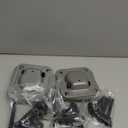 1/2" D Ring Tie Down Anchors, 4 Pack Trailer Tie Down Hooks (6000 lbs Capacity Per Pack) Heavy Duty for Trailers Trucks RV Campers Vans ATV SUV Boats Motorcycles Grey