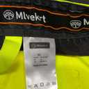 Men's High Visibility Work Pants Reflective Safety Pants Waterproof Stretchy Ripstop Cargo Pants Outdoor, XL, Yellow