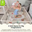 HARPPA Grovi Wooden Playpen, Play Yard, Playpen for Babies and Toddlers