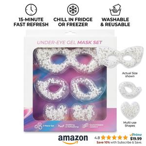 Under Eye Gel Mask Set, 3pcs