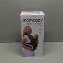 Momcozy Baby Carrier - Ergonomic, Cozy and Lightweight Carrier for 3-24 Months, Effortless to Put On, Ideal for Hands-Free Parenting, Enhanced Lumbar Support, Grey