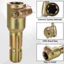 Tractor PTO Extender 1-3/8 inch 6 Spline Male to Female Adapter, 70 HP