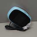 Space Heater, Teioe Mini Electric Space Heater 800W/400W, Small PTC Ceramic Heater with Tip-Over and Overheat Protection, 3 Operating Modes, Space Heaters for Indoor, Office, Bedroom(Sky Blue)