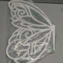 Large Size Wooden Butterfly Decor Giant Butterfly Decorations Craft Butterfly White Butterflies Large Butterfly Decorations DIY Art Craft for Room Decor Wedding Party (White)