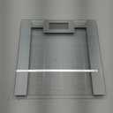 Taylor Digital Bathroom Scale, Glass with Silver Metallic Accents