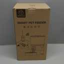 PAPIFEED Automatic Cat Feeder 6L 2.4G WiFi Smart Pet Feeder with Camera & Two-Way Audio, Adjustable Angle, Easy to Clean Detachable Feeding Schedule 1-10 Meals Per Day for Cats & Small Dogs - Black