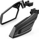 UTV Side Mirrors, TXZSXS RZR Adjustable Side Mirrors with 1.5”-2” Roll Bar Compatible with Polars RZR 1000, Can Am Maverick, Kawasaki Mule, Arctic Cat, Wildcat, Pioneer, Rhino, Yamaha YXZ