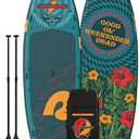 Retrospec Weekender Crew Inflatable Paddle Board - 12ft & 15ft XL Multi-Person iSUP with 400 & 1050lb Capacity & No-Slip Deck - Includes 2 Paddles & Accessories