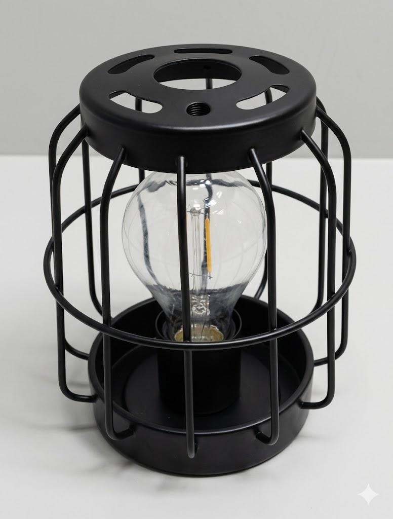 MESA PENDANT EDI-SOL LANTERN - BLACK