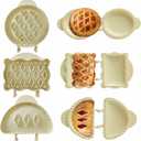3PCS Dough Presser Pocket Pie Molds, Party Potluck Hand Pie Molds, Apple, Pumpkin And Acorn Shapes