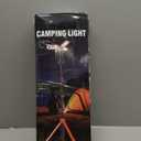 Rechargeable Camping Light with Stand 7ft Max Height, 15000mAh Portable Cordless LED Work Light, 5500 Lumen 6500/4500/3500K Dimmable Emergency Flashlight with Detachable Tripod, Orange