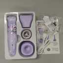 Ufree Bikini Trimmer Electric Razors for Women, Rechargeable Pubic Body Hair Trimmer Electric Shaver for Legs Body Hair, Bikini Shaver IPX7 Waterproof, Gifts for Women, Purple