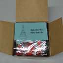 Soulchen 15 Sets Button Christmas Ornament Kit Christmas Tree Crafts Button Snowman Santa Hat DIY Colorful Hanging Ornament Kit for Holiday Decoration Xmas Party Supplies Favors Gifts