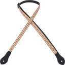 Levy's Leathers 1/ 2" Jacquard Weave Mandolin/ Ukulele Strap with Dual Leather Strap Pin Ends. Adjustable to 50" (MJ19UKE-001)