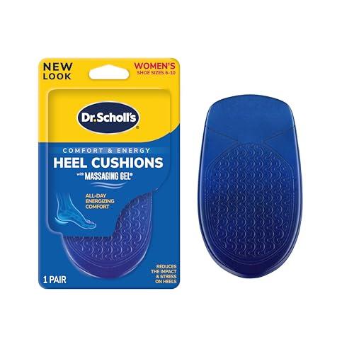 Dr. Scholl's Heel Cushions with Massaging Gel Advanced // All-Day Shock Absorption and Cushioning to Relieve Heel Discomfort for Women's 6-10