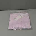 OMSJ Womens Striped Button Down Shirts Smocked Cuffed Sleeve Stylish Collared Office Work Blouses with Pocket (Small, Pink)