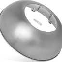 YOSUKATA Wok Lid 12.8 In for 13.5-In Wok - Premium Stainless Steel Cover with Tempered Glass Insert Steam Holes and Ergonomic Handle - Durable Stainless Steel Accessories - Dishwasher-Safe