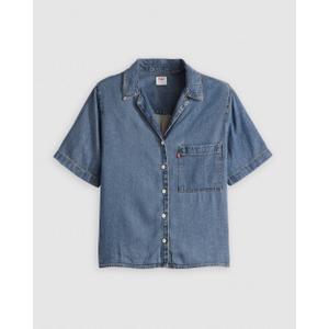 Levi's Women's Joyce Short Sleeve Resort Shirt (Medium, (New) 