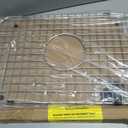 Serene Valley Sink Bottom Grid 19" x 12-1/2", Centered Drain with Corner Radius 1-1/2", NDG1912C