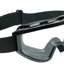 Raider 26-MX Black Frame/Clear Lens Adult MX Off-Road Snowmobile, Snowboard, Ski Goggles