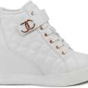 Juicy Couture Women's Platform Wedge Sneakers High-Top Shoes-Journey, Size: 7