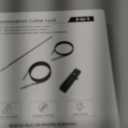 Combination Cable Lock with 3 Interchangeable Steel Braided Cables, Security Cable Lock for Small Bikes, File Cabinets, Luggage, Fence, Refrigerator Door (Black, Size: 904EC-9"/23.6"/47.2")