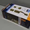 SORWDUERM 1 Pack Antique Brass Front Door Handle and Deadbolt Set Reversible Lever Entry Handleset with Lock and Key Single Cylinder