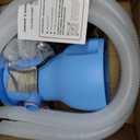 Standard Series Above Ground Pool Filter Pump - 800 GPH Flow Rate | Rapid Circulation & Micro-Debris Filtration, Pool Cartridge Filter Pump System - Keep Water Crystal Clean & Clear-Deep Blue