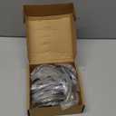 HOMOTEK 15 Pack Drawer Bin Cup Pulls Dresser Pulls for Cabinets Antique Brass - 3 Inch Hole Centers Furniture Handles,Kitchen Cabinet Hardware