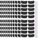 200 Pairs Sports Eye Black Stickers for Kids, Eye Strips Sports Eye Stickers Breathable Eye Strips for Baseball Football Softball Lacrosse Fans on Game Day, with 1 White Pencil