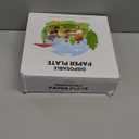 Kochorie 60 Pieces Pastel Rainbow Disposable Paper Plates 9 Inch Heavy Duty Dinner Plates, Solid Color, Table Decorations Party Supplies for Birthdays, Weddings, Daily Use