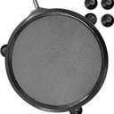 kathson 8 Inch Aquarium Air Stone Hydroponics Fish Tank Air Stone Disc Aerator Bubble Diffuser with Suction Cups Air Pump Round Dissolved Oxygen Airstone Decoration for Pond Dwc Circulation