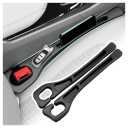 2PCS 3-in-1 Car Seat Gap Filler Car Organizer with Storage Slot & Hook
