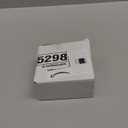 coolnews 4 Pack Crystal Glass Cabinet Knobs, Brushed Nickel Cabinet Knobs and Pulls, Square Knobs for Dresser Drawer