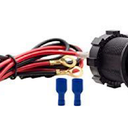 Dual USB Charger Socket Waterproof Power Outlet 12V/24V 2.1A & 2.1A for Car Boat Marine RV Mobile Blue LED