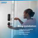 Schlage Connect Smart Deadbolt Lock with Touchscreen Keypad, Keyless Front Door Entry, Z-Wave Plus Compatible, Bright Chrome, BE469ZP CEN 625