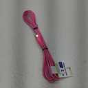 CellCandy charger and sync 10-ft braided USB cable - pink