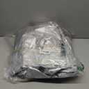 13x13 Canopy Replacement Top with Air Vent Fit for Coleman Oasis 1606532 2156426 2156428, 300D Oxford Waterproof Silver Coated Pop Up Canopy Tent Cover for Outdoor (Replacement Top Only) (Silvery White+oak)