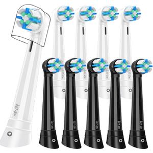 10PCS iO Replacement Heads Compatible with Oral B iO,iO Series Electric Toothbrush Heads Compatible with Oral B iO 2/3/4/5/6/7/8/9/10,Gentle-on-Gums Design for a Pleasantly Smooth Brushing Experience