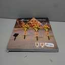 Set of 3 Solar Christmas Lights Decorations with 8 Lighting Modes, Solar Lollipop Pathway Stakes Lights, Outdoor Christmas Decor for Garden, Yard, Porch (Xmas Lollipop)