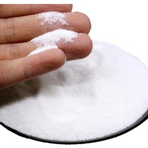 AOSWTLIF 1 Pound White Fine Quartz Sand - 80-120 Mesh, Ideal for Zen Gardens, DIY Painting, Incense Burners, Acrylic Texturing, Interior Decor & Vase Fillers