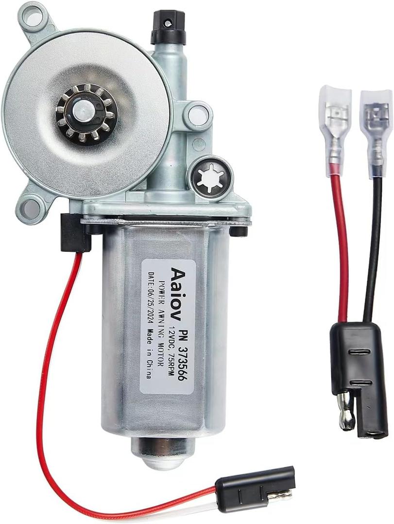 266149 373566 RV Electric Awning Motor Replacement Compatible with Solera Power Awnings Motor