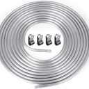 3/8" OD Aluminum Hard Fuel Line 25 Feet Hardline Tube Thickness is 0.039"