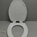 Bemis 1500EC 390 Lift-Off Wood Elongated Toilet Seat, Cotton White (Pack of 1)